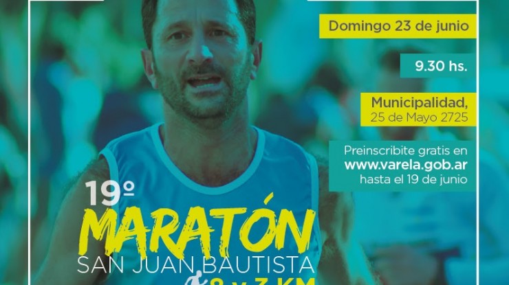 Maratón San Juan Bautista 2019: últimos días para la pre-inscripción